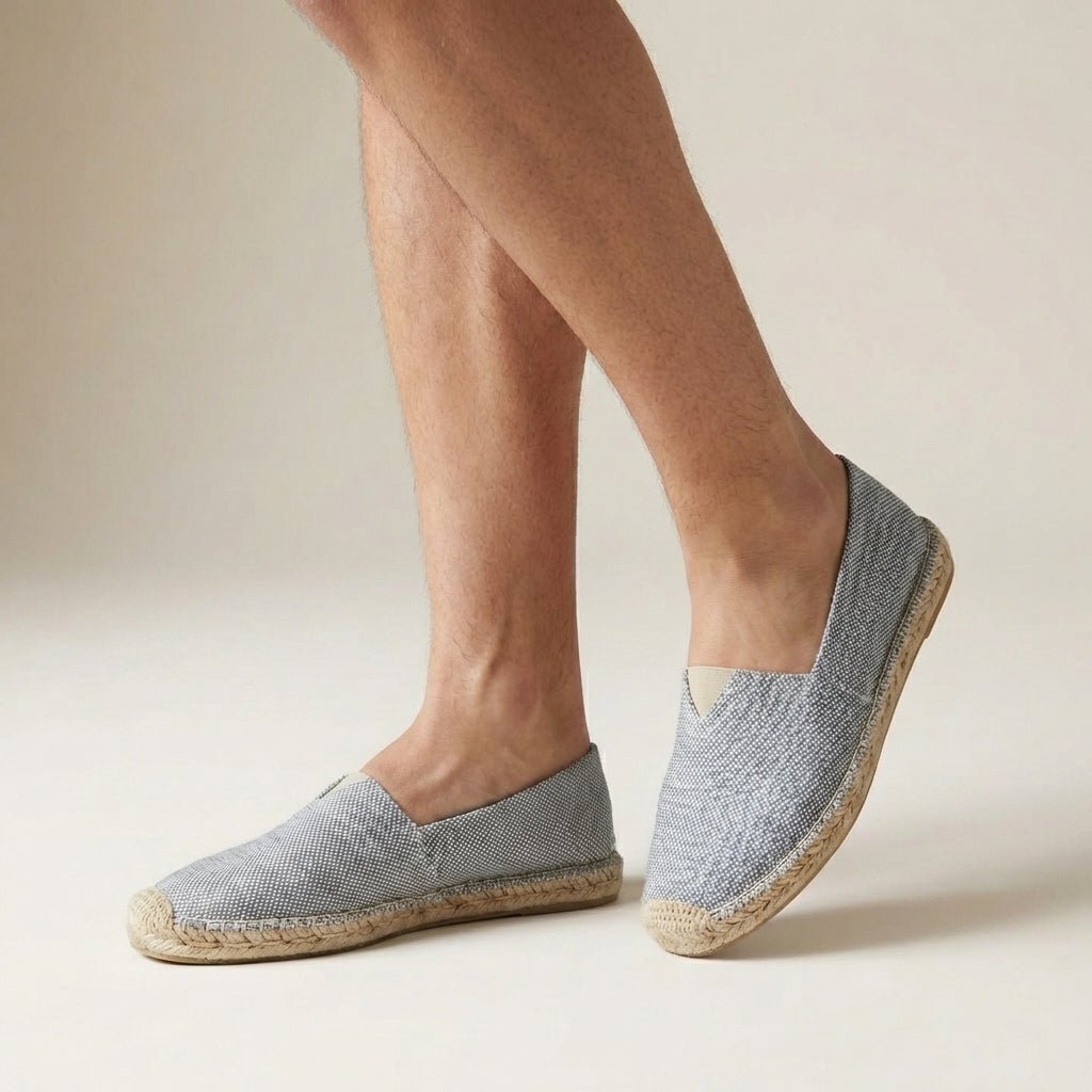 Marcel | Men's Slip-On Espadrille Jute Sole Shoe