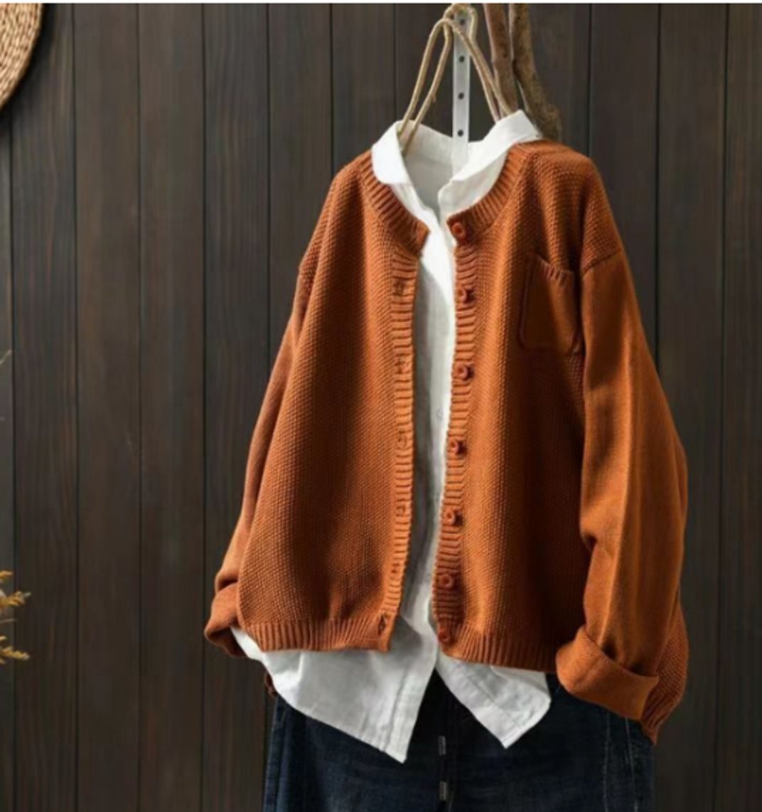 Hazel | Women's Oversized Button-Front Knit Cardigan