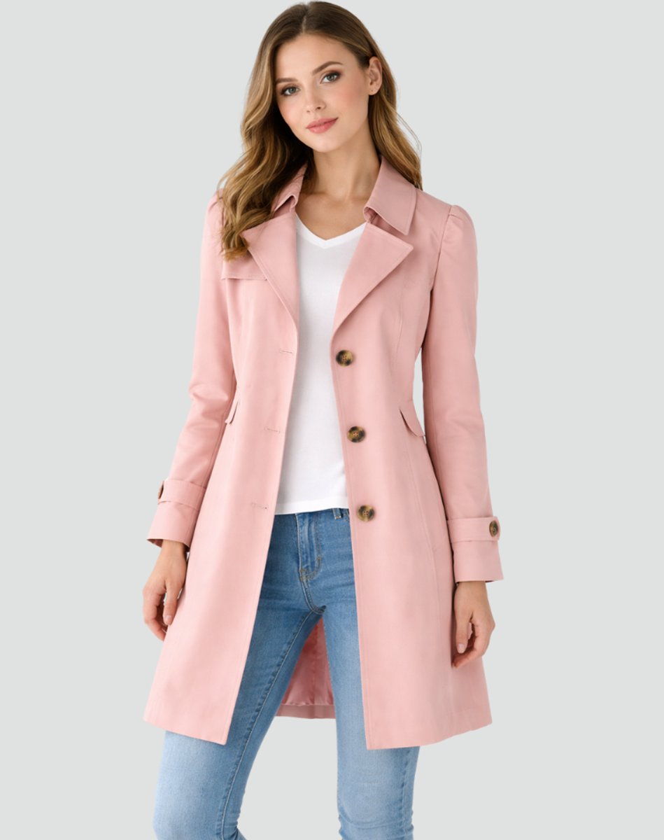 Mireille | Women's Tailored Mid-Length Trench Coat