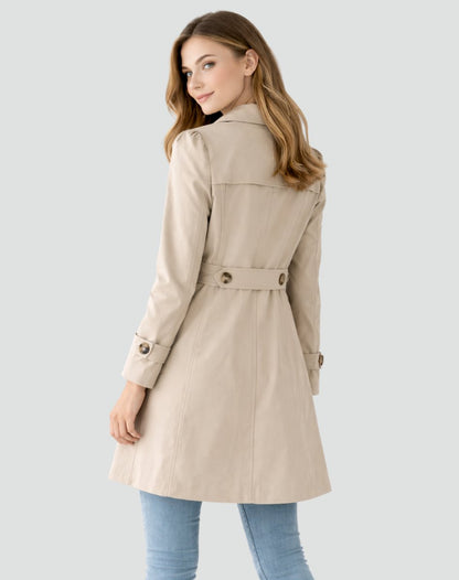 Mireille | Women's Tailored Mid-Length Trench Coat