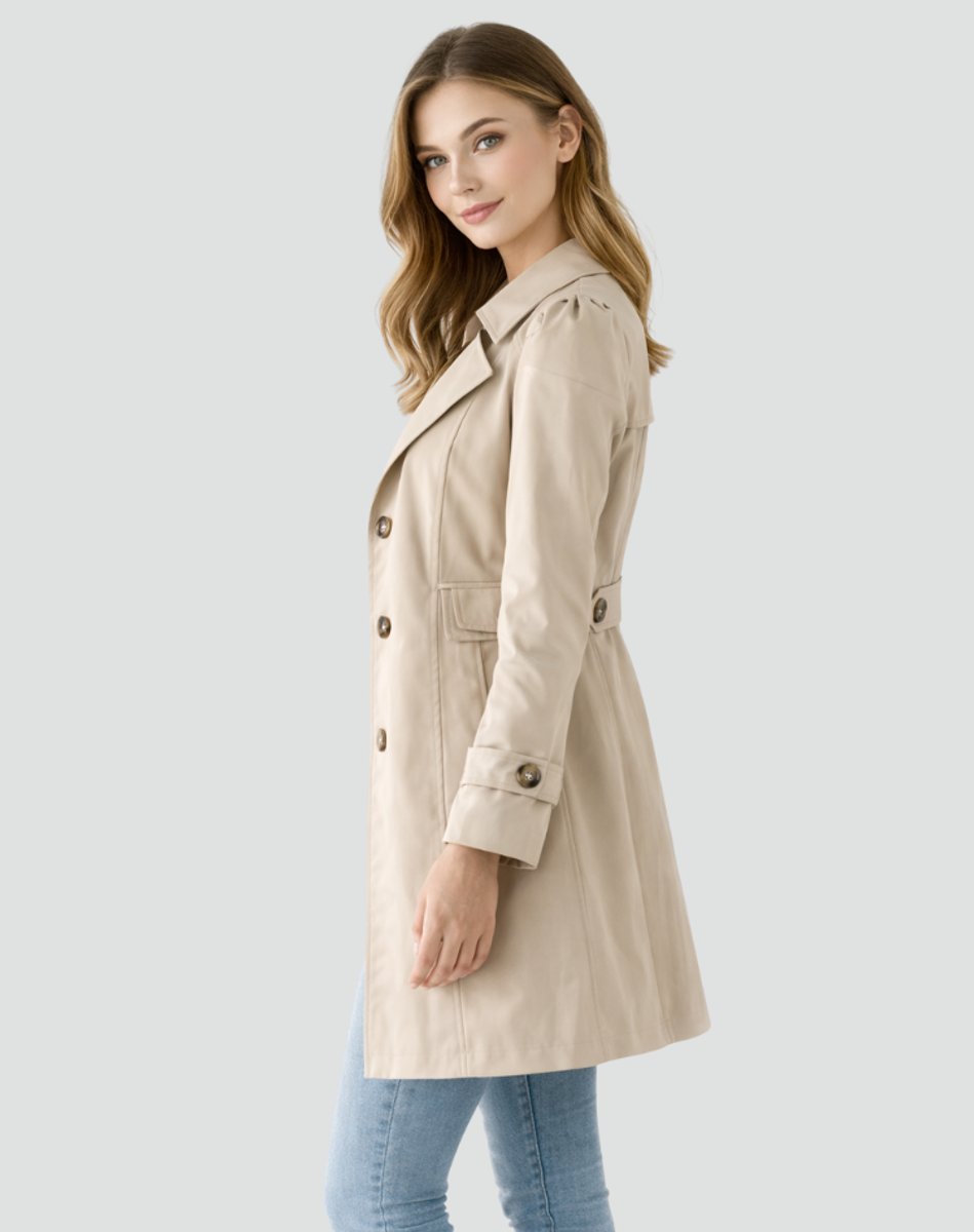 Mireille | Women's Tailored Mid-Length Trench Coat