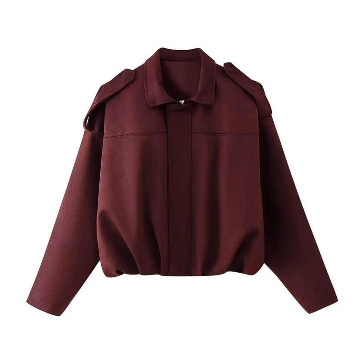 Bexley | Women's Oversized Faux Suede Bomber Jacket
