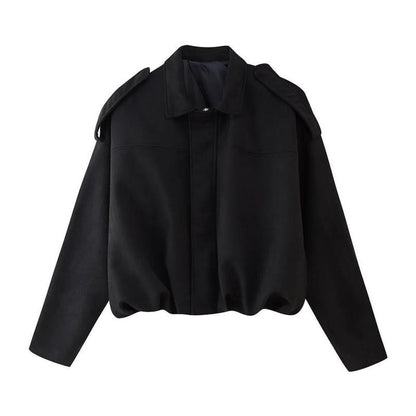 Bexley | Women's Oversized Faux Suede Bomber Jacket