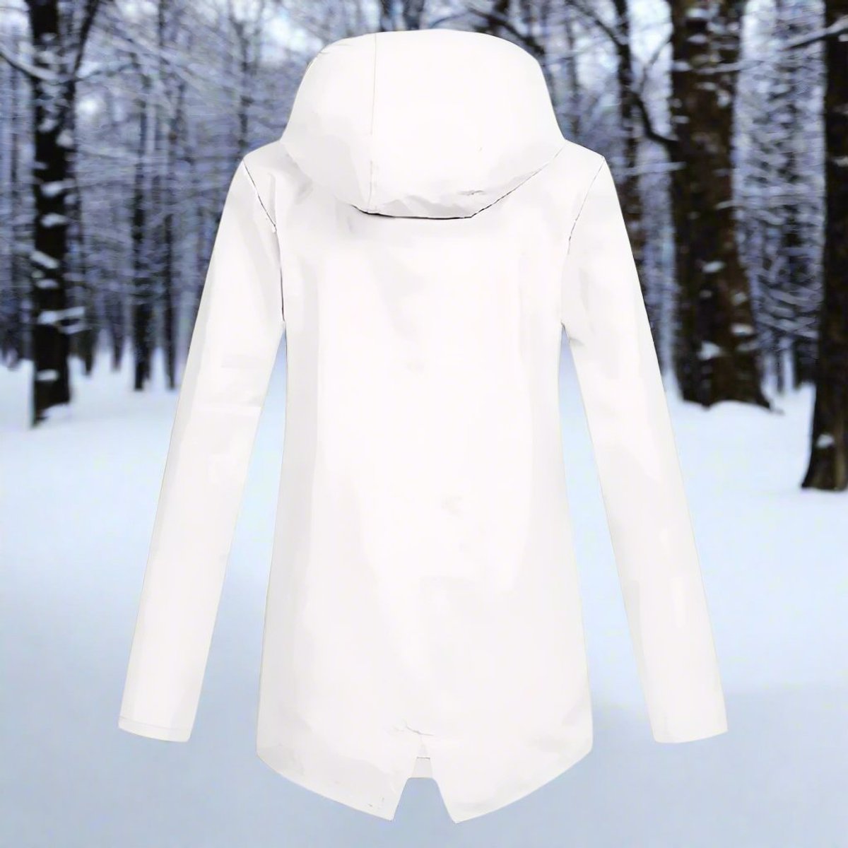 Rosalie | Women's Waterproof Hooded Longline Rain Jacket