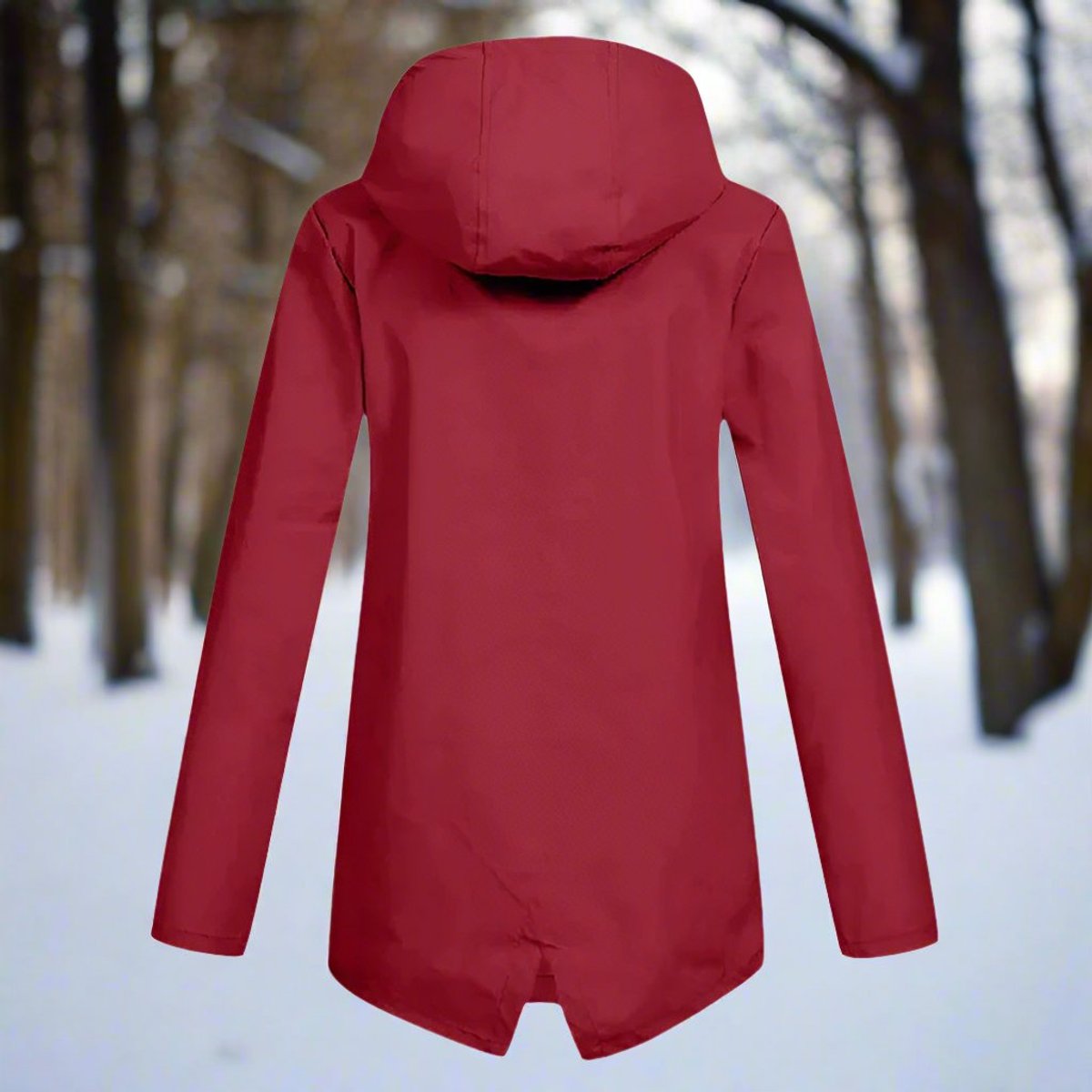 Rosalie | Women's Waterproof Hooded Longline Rain Jacket