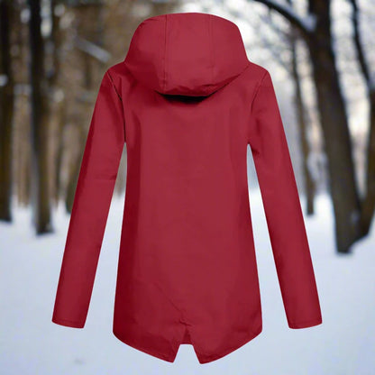 Rosalie | Women's Waterproof Hooded Longline Rain Jacket