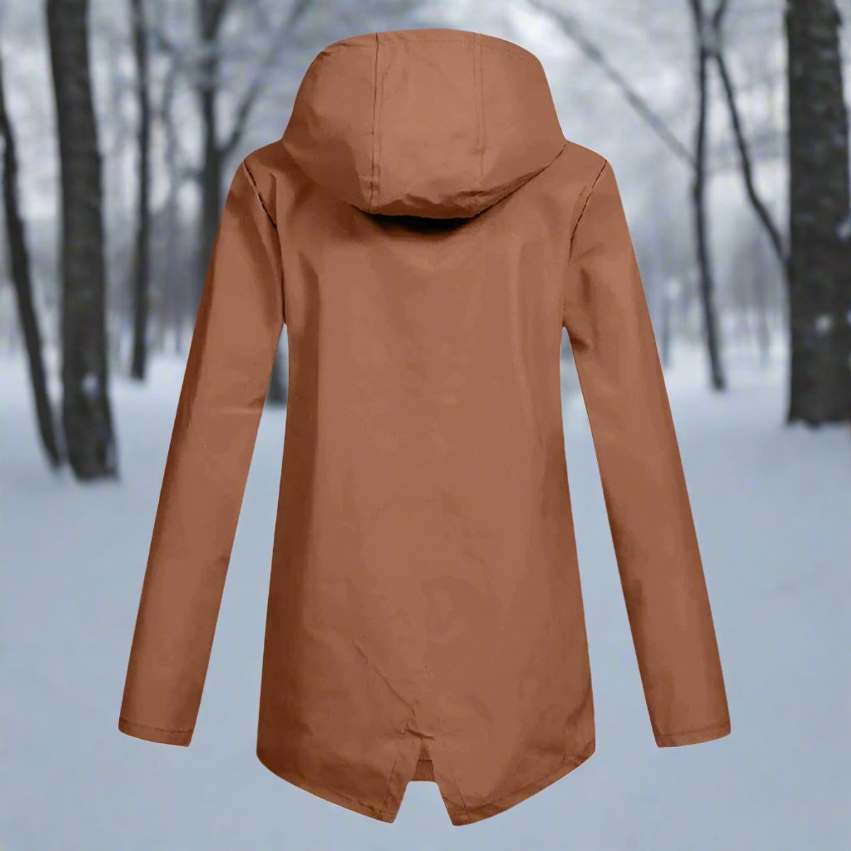 Rosalie | Women's Waterproof Hooded Longline Rain Jacket
