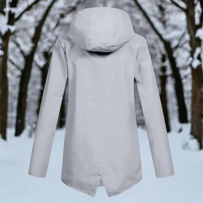 Rosalie | Women's Waterproof Hooded Longline Rain Jacket